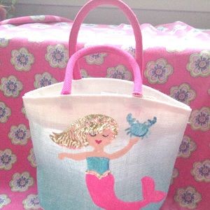 NWT mud pie brand, Mermaid/small beach bag/tote.
